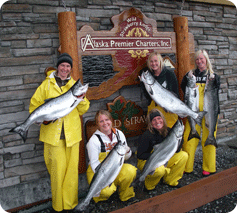 Ladies Fishing  Sitka Alaska Fishing Lodge ~ Wild Strawberry